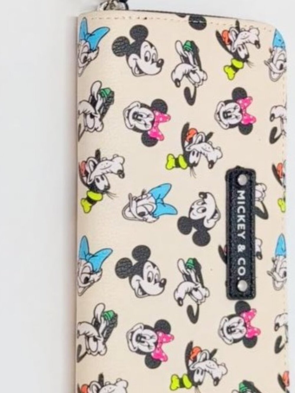 Mickey & Co. Disney Mickey & Friends Large Zip-Around Wallet/Wrislet_NWT